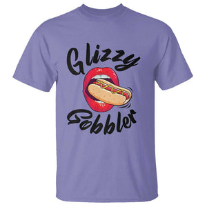 Funny Hot Dog T Shirt Glizzy Gobbler Wiener Lover TS11 Violet Print Your Wear