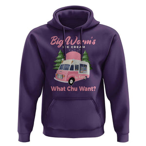 Funny Big Worm's Ice Cream What Chu Want Hoodie Summer Van TS11 Purple Print Your Wear
