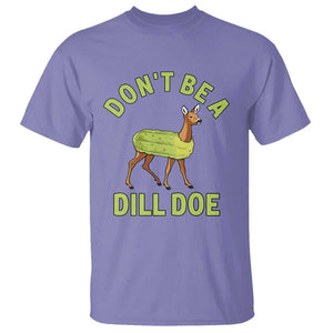 Funny Pickle T Shirt Don't Be A Dill Doe Naughty Reindeer TS11 Violet Print Your Wear