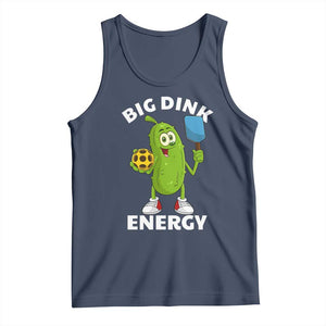 Funny Pickleball Tank Top Big Dink Energy Pickle Ball Dill Lover TS11 Navy Print Your Wear