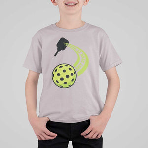 Pickleball T Shirt For Kid Just Dink It Pickle Ball Sports TS11 Ice Gray Print Your Wear