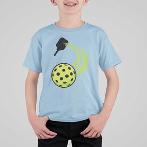 Pickleball T Shirt For Kid Just Dink It Pickle Ball Sports TS11 Light Blue Print Your Wear