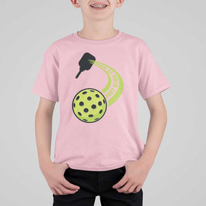 Pickleball T Shirt For Kid Just Dink It Pickle Ball Sports TS11 Light Pink Print Your Wear