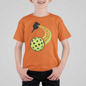 Pickleball T Shirt For Kid Just Dink It Pickle Ball Sports TS11 Orange Print Your Wear