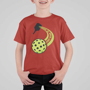 Pickleball T Shirt For Kid Just Dink It Pickle Ball Sports TS11 Red Print Your Wear