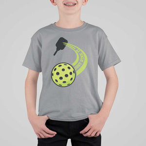 Pickleball T Shirt For Kid Just Dink It Pickle Ball Sports TS11 Sport Gray Print Your Wear