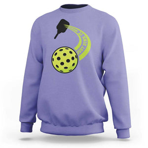 Pickleball Sweatshirt Just Dink It Pickle Ball Sports TS11 Violet Print Your Wear