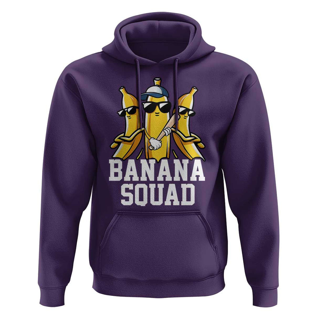 Funny Banana Squad Hoodie Baseball Bat Cute Halloween Costume TS11 Purple Print Your Wear
