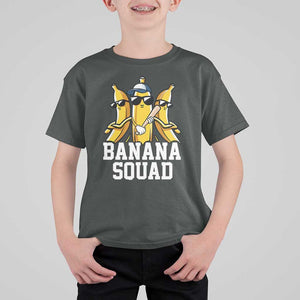 Funny Banana Squad T Shirt For Kid Baseball Bat Cute Halloween Costume TS11 Dark Heather Print Your Wear