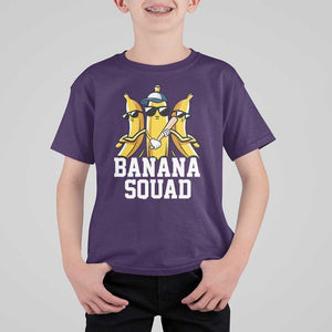 Funny Banana Squad T Shirt For Kid Baseball Bat Cute Halloween Costume TS11 Purple Print Your Wear