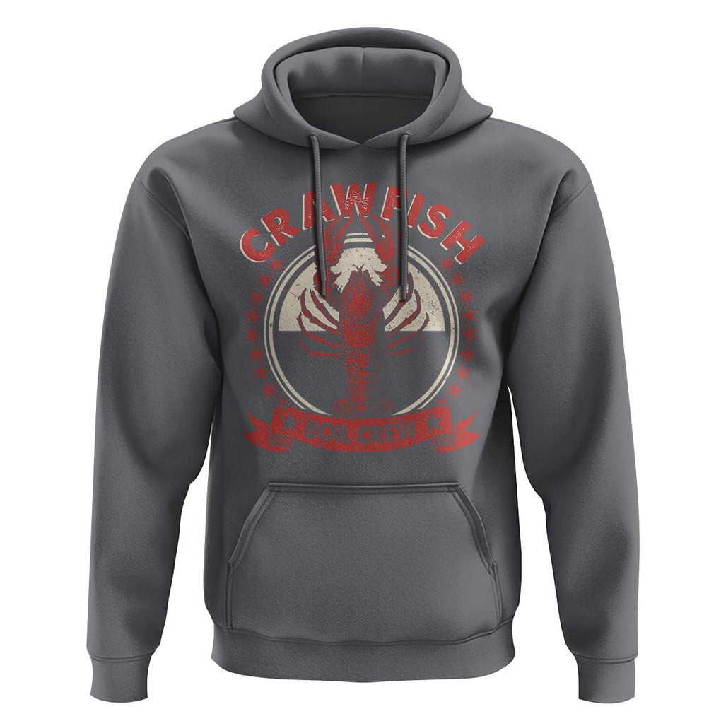 Funny Crawfish Boil Crew Hoodie Cajun Seafood Boil Lover Party TS11 Charcoal Print Your Wear