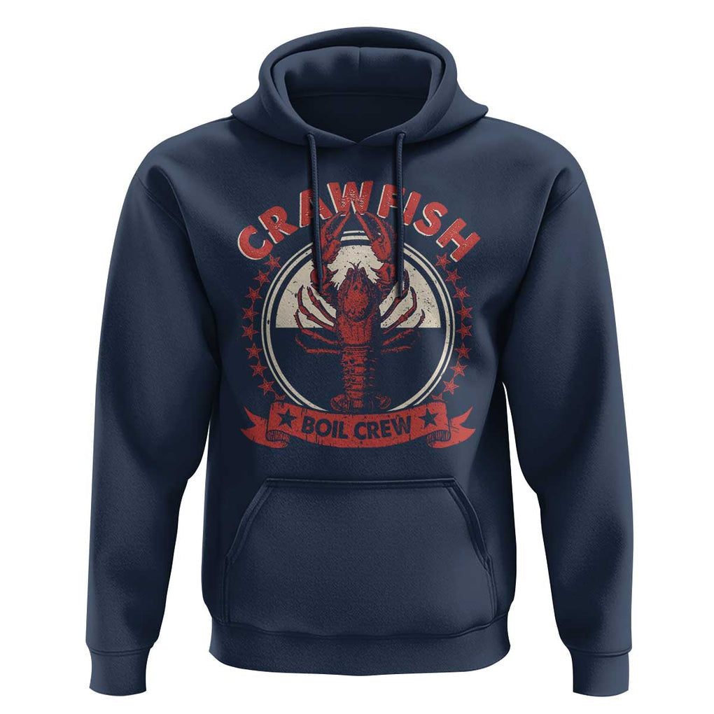 Funny Crawfish Boil Crew Hoodie Cajun Seafood Boil Lover Party TS11 Navy Print Your Wear