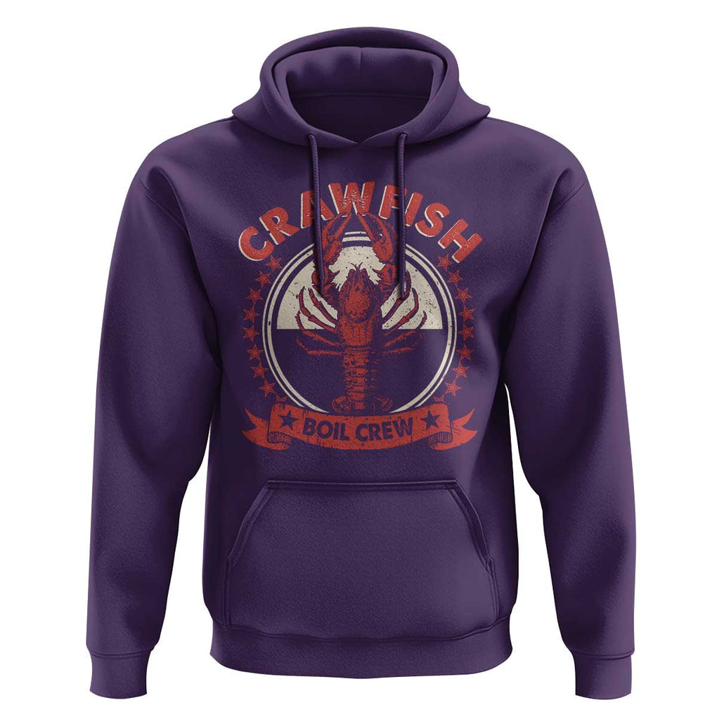 Funny Crawfish Boil Crew Hoodie Cajun Seafood Boil Lover Party TS11 Purple Print Your Wear