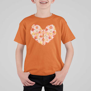 Coquette Canadian Girly T Shirt For Kid Canada Day Flag Maple Leaf Orange Bow Girls Aesthetic TS11 Orange Print Your Wear