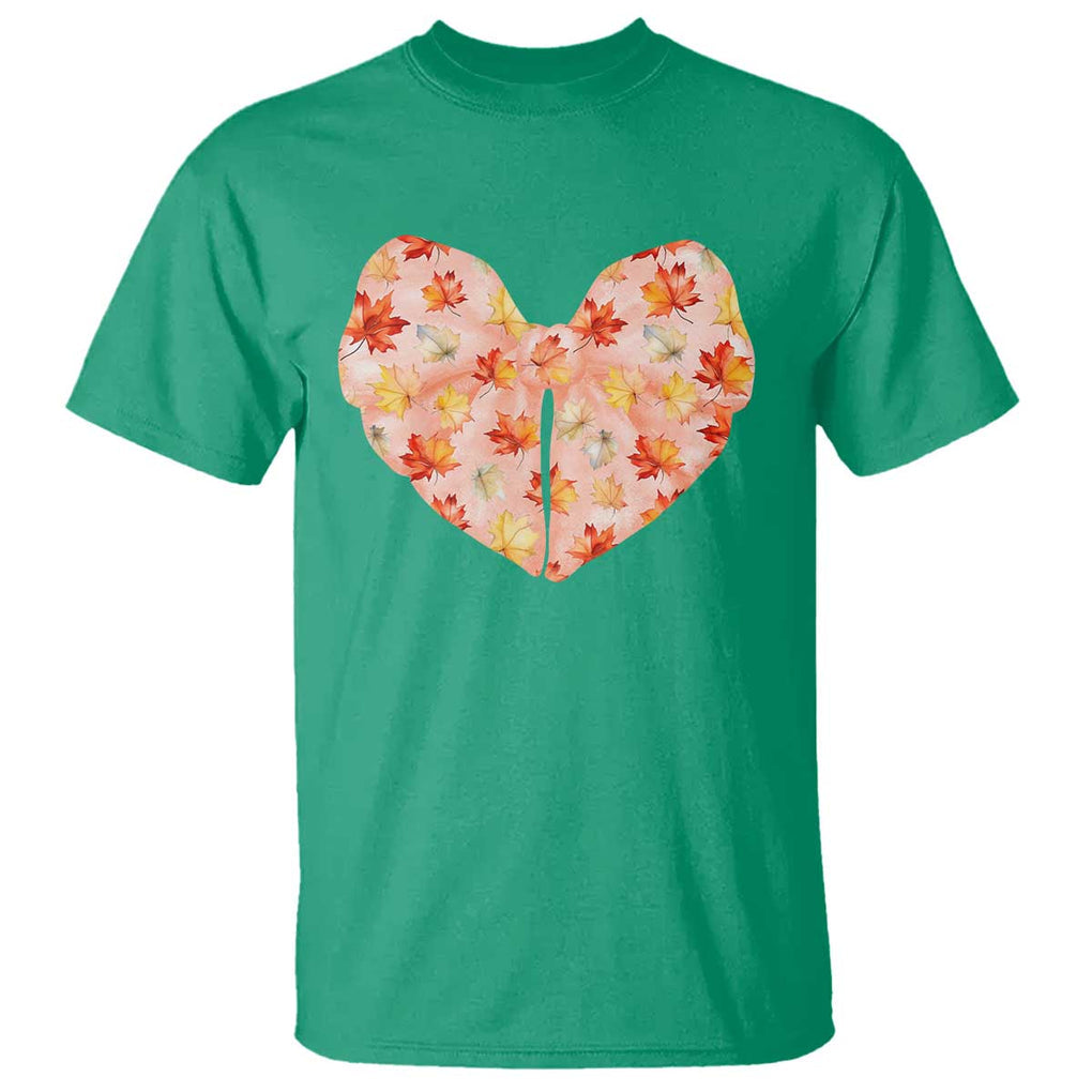 Coquette Canadian Girly T Shirt Canada Day Flag Maple Leaf Orange Bow Girls Aesthetic TS11 Irish Green Print Your Wear