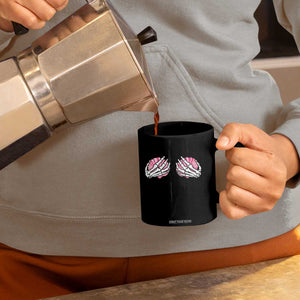 Funny Skeleton Hands Seashell Bikini Halloween Beach Coffee Mug TS11 Print Your Wear