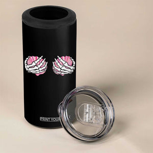 Funny Skeleton Hands Seashell Bikini Halloween Beach 4 in 1 Can Cooler Tumbler TS11 Print Your Wear