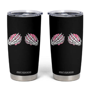Funny Skeleton Hands Seashell Bikini Halloween Beach Tumbler Cup TS11 Black Print Your Wear