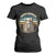 Funny Hiking Warrior Retro Backpack Nature Adventure T Shirt For Women TS11 Black Print Your Wear