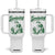 Funny Gardening Because Murder Is Wrong Tumbler With Handle Plant Lady TS11 One Size: 40 oz White Print Your Wear