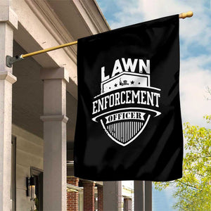 Funny The Lawn Enforcement Officer Garden Flag Gardening Lawn Mower Father's Day TS11 Print Your Wear