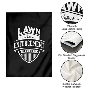 Funny The Lawn Enforcement Officer Garden Flag Gardening Lawn Mower Father's Day TS11 Print Your Wear