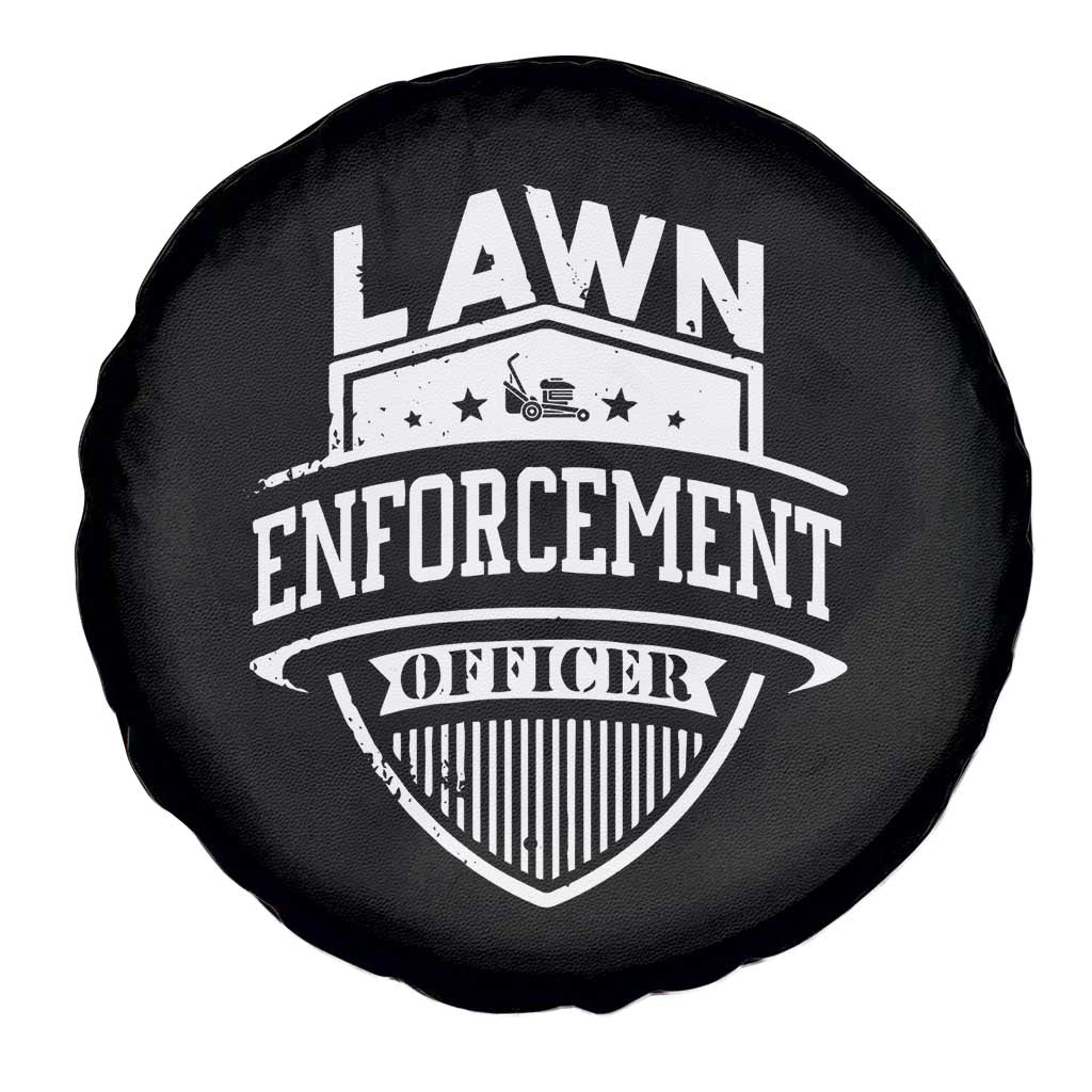 Funny The Lawn Enforcement Officer Spare Tire Cover Gardening Lawn Mower Father's Day TS11 Print Your Wear