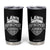Funny The Lawn Enforcement Officer Tumbler Cup Gardening Lawn Mower Father's Day TS11 Black Print Your Wear