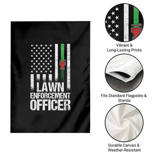 Funny Lawn Enforcement Officer Garden Flag Gardening Lawn Mower American Flag TS11 Print Your Wear