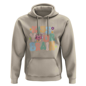 Funny Special Education Teacher Hoodie Kiss Your Brain Retro Groove Flower Star TS11 Sand Print Your Wear