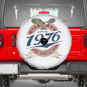 50th Birthday Beer Lover Vintage 1976 Limited Edition Spare Tire Cover Bald Eagle