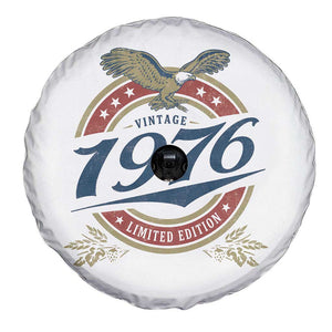 50th Birthday Beer Lover Vintage 1976 Limited Edition Spare Tire Cover Bald Eagle