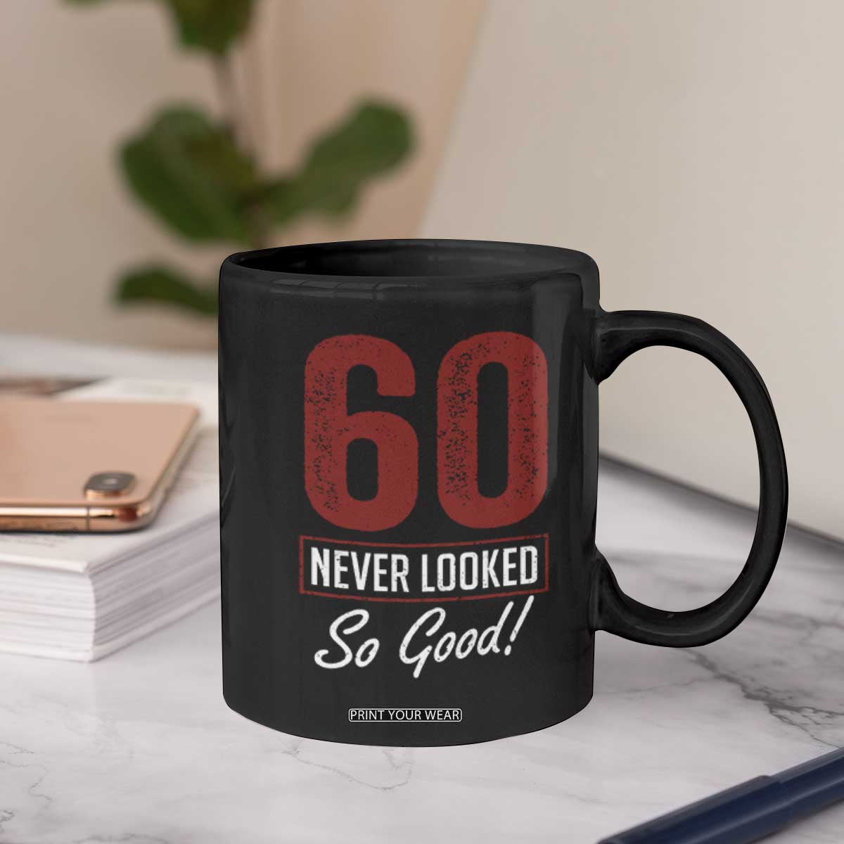 60 Never Looked So Good Funny 60th Birthday Coffee Mug