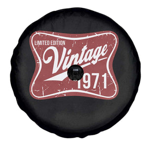 55th Birthday Beer Lover Vintage 1971 Limited Edition Spare Tire Cover Red Metal Beer Soft Sign Graphic