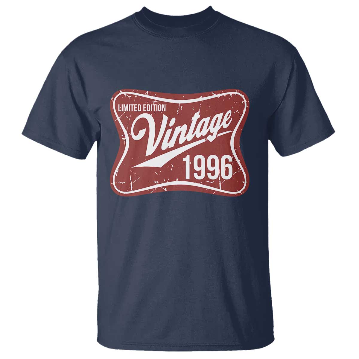 30th Birthday Beer Lover Vintage 1996 Limited Edition T Shirt Red Metal Beer Soft Sign Graphic