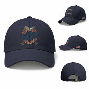 70th Birthday Beer Lover Vintage 1956 Limited Edition Baseball Cap Bald Eagle