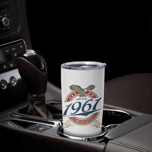 65th Birthday Beer Lover Vintage 1961 Limited Edition Tumbler Cup Bald Eagle