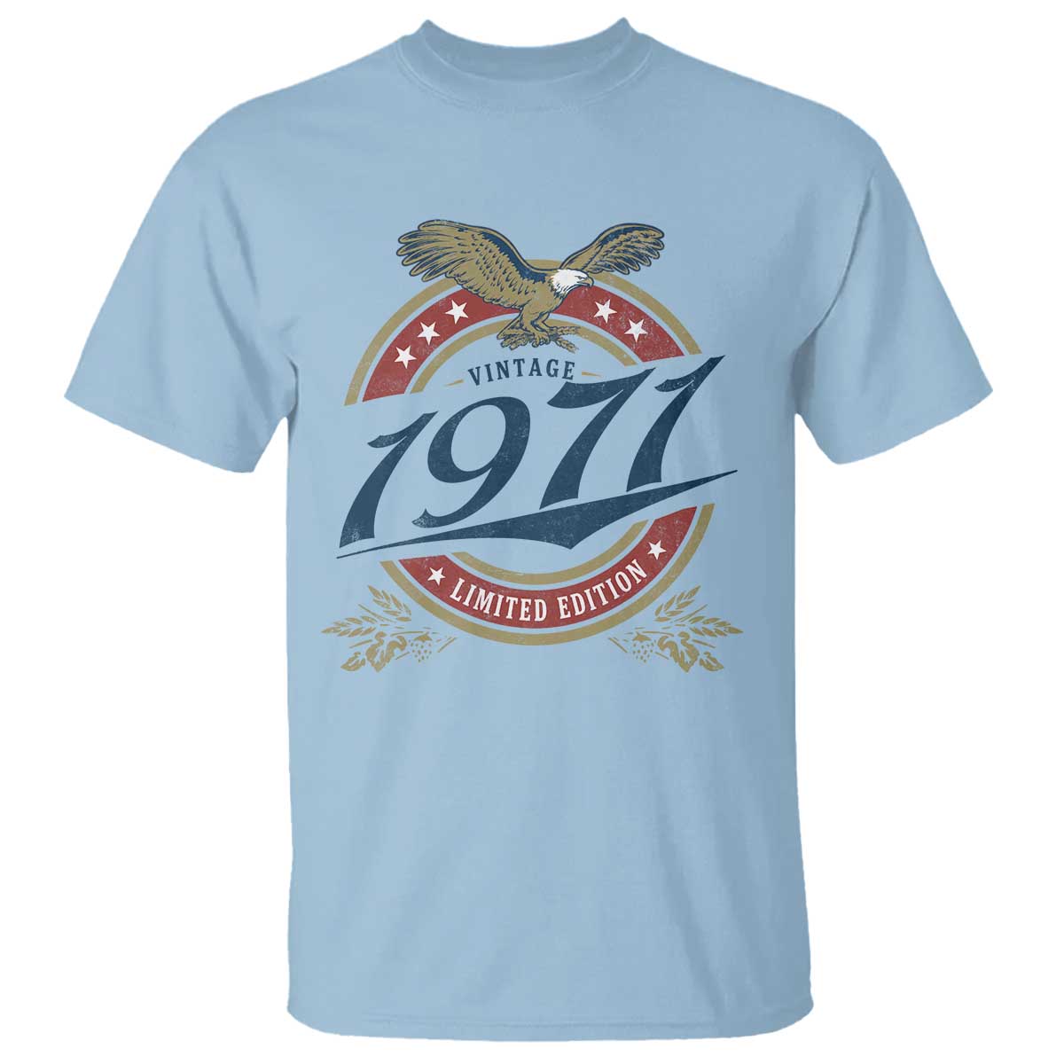 55th Birthday Beer Lover Vintage 1971 Limited Edition T Shirt Bald Eagle