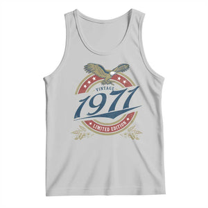 55th Birthday Beer Lover Vintage 1971 Limited Edition Tank Top Bald Eagle