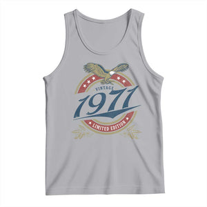 55th Birthday Beer Lover Vintage 1971 Limited Edition Tank Top Bald Eagle
