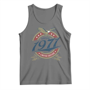 55th Birthday Beer Lover Vintage 1971 Limited Edition Tank Top Bald Eagle