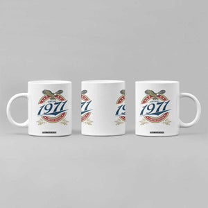 55th Birthday Beer Lover Vintage 1971 Limited Edition Coffee Mug Bald Eagle