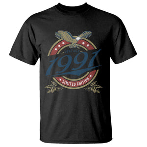 35th Birthday Beer Lover Vintage 1991 Limited Edition T Shirt Bald Eagle