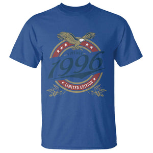 30th Birthday Beer Lover Vintage 1996 Limited Edition T Shirt Bald Eagle