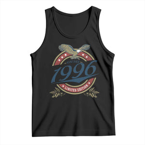 30th Birthday Beer Lover Vintage 1996 Limited Edition Tank Top Bald Eagle