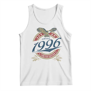 30th Birthday Beer Lover Vintage 1996 Limited Edition Tank Top Bald Eagle