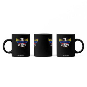 Venezuelan Pride Coffee Mug Te Quiero Libre Venezuela Flag Wings TS11 Print Your Wear