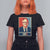 Harris Walz 2024 T Shirt For Women Ope Tim Presidential Election Portrait TS11 Black Print Your Wear