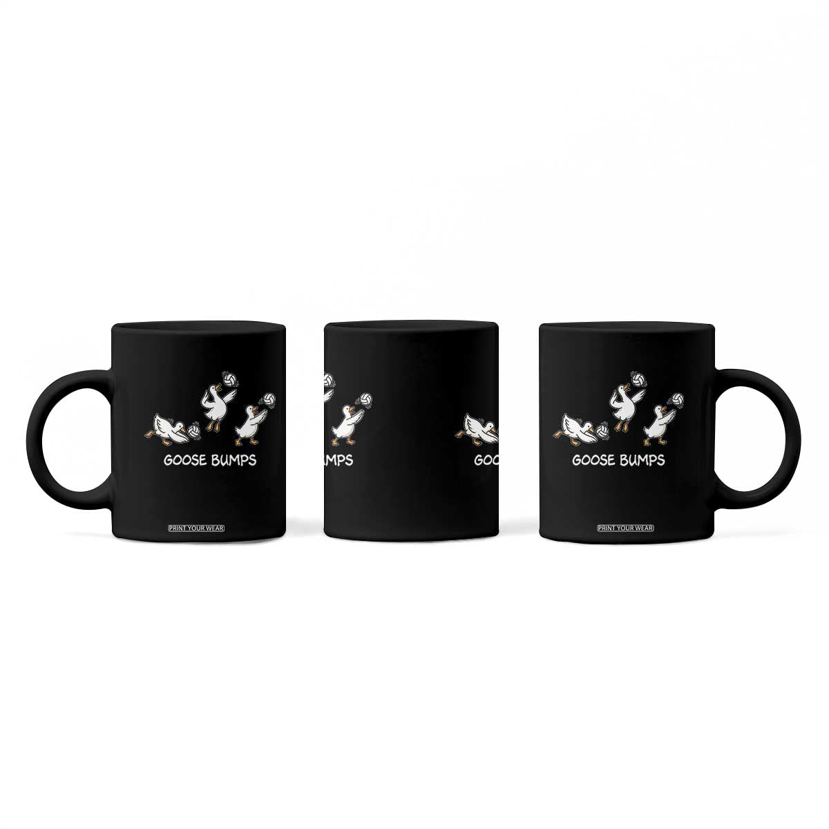 Goose Bumps Funny Volleyball Coffee Mug Goose Sports Humor