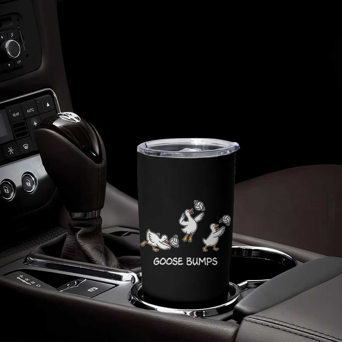 Goose Bumps Funny Volleyball Tumbler Cup Goose Sports Humor
